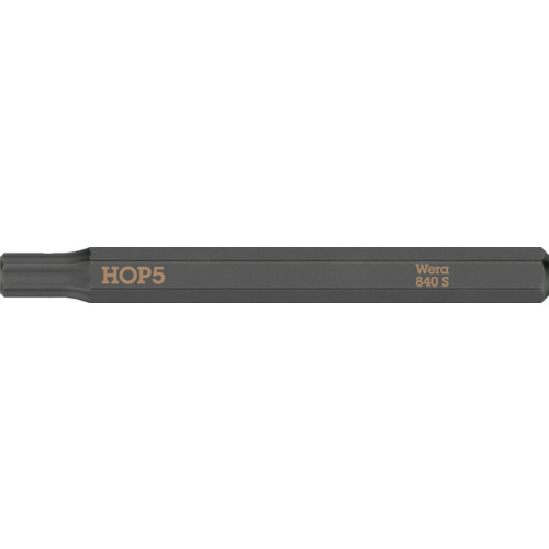トラスコ中山 Wera 貫通専用差替ビット 対辺5.0mm(ご注文単位1本)【直送品】
