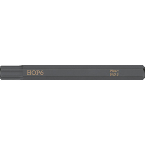 トラスコ中山 Wera 貫通専用差替ビット 対辺6.0mm(ご注文単位1本)【直送品】
