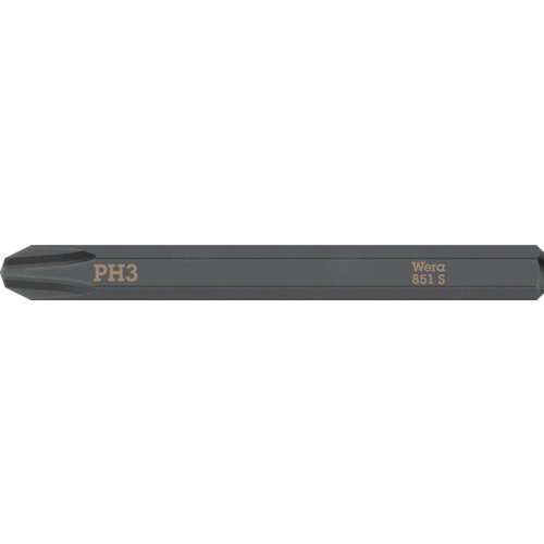 トラスコ中山 Wera 貫通専用差替ビット PH3(ご注文単位1本)【直送品】