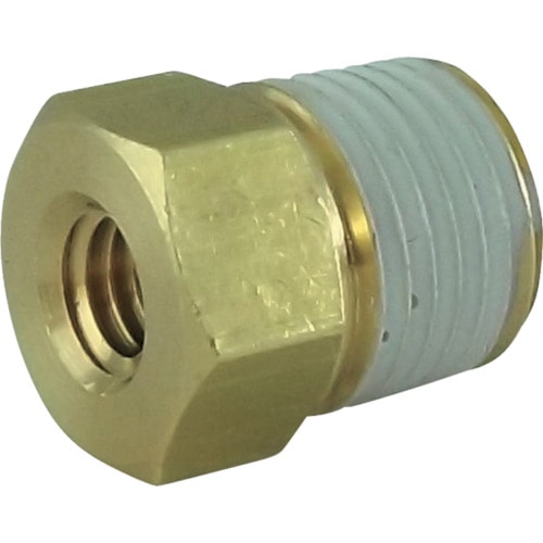 トラスコ中山 チヨダ 配管継手 テラピンコネクター ブッシュ 六角対辺10mm (10個入)(ご注文単位1袋)【直送品】