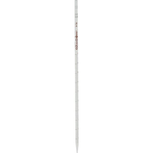 トラスコ中山 SIBATA メスピペット 先端目盛 スーパーグレード 0.2ml 白2本(ご注文単位1本)【直送品】