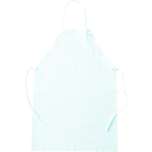 トラスコ中山 トワロン エプロン 耐油ウレタンエプロン ホワイト(ご注文単位1枚)【直送品】