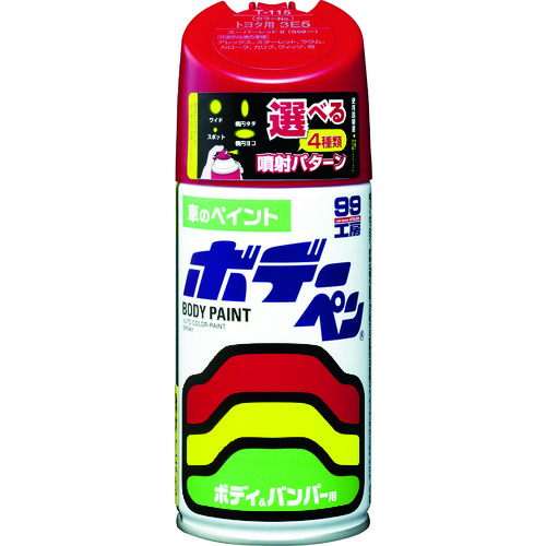トラスコ中山 ソフト99 ボデーペン(ソリッド) T-115 赤(ご注文単位1本)【直送品】