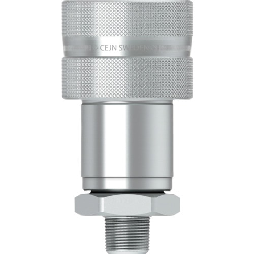トラスコ中山 セイン シリーズ232 スクリュータイプカップリング 呼径6.3mm NPT1/4オネジ(ご注文単位1個)【直送品】