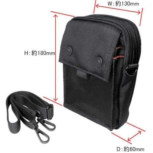 トラスコ中山 アストロプロダクツ ウエストポーチ S(ご注文単位1個)【直送品】
