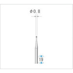 トラスコ中山 ナカニシ 超硬カッター (1Pk(袋)=5本入) 刃径0.8mm 476-2240(ご注文単位1パック)【直送品】