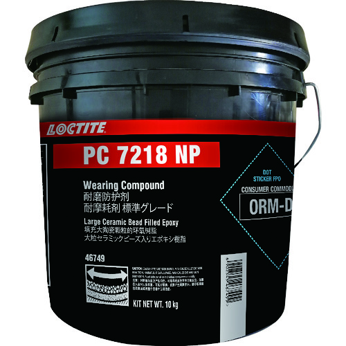 トラスコ中山 ロックタイト 耐摩耗剤(毒劇非該当タイプ)ロックタイト PC7218 WC NP(ご注文単位1個)【直送品】