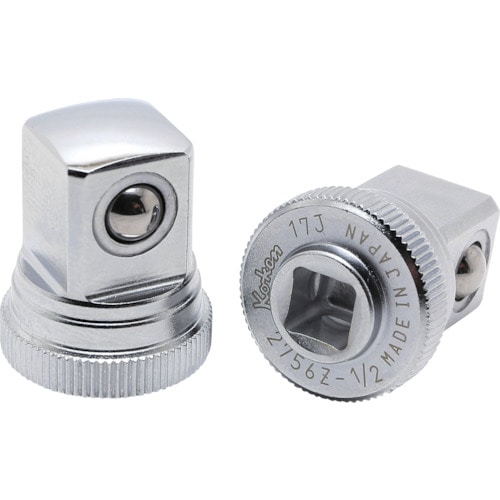 トラスコ中山 コーケン Z-EAL クイックスピンナーアダプター 差込角6.35mm 凸12.7mmSQ.(ご注文単位1個)【直送品】