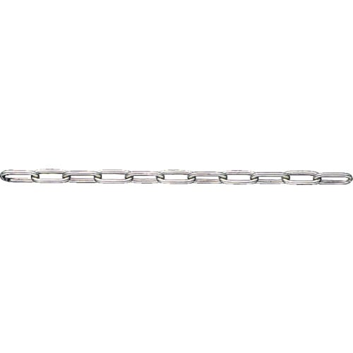 トラスコ中山 水本 ステンレスチェーン 30m 線径2mm(ご注文単位1本)【直送品】