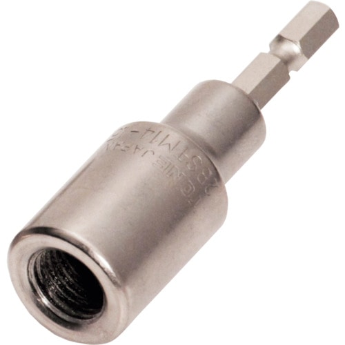 トラスコ中山 TONE スタッドボルトリムーバー 電動ドリル用スタッドボルトセッター 全長60mm ねじ寸法M6×1.0(ご注文単位1個)【直送品】