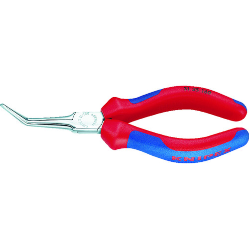 トラスコ中山 KNIPEX 3125-160 45゜先曲ニードルノーズプライヤー(ご注文単位1個)【直送品】