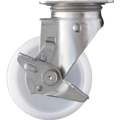 トラスコ中山 ハンマー SUS サイドSP付 ナイロンB車125mm(ご注文単位1個)【直送品】