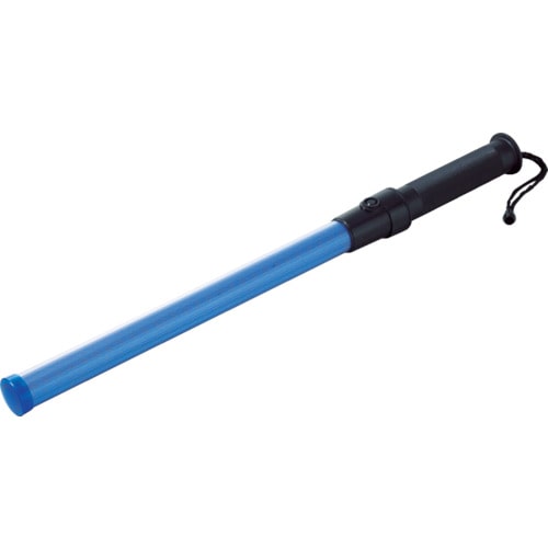 トラスコ中山 緑十字 LED合図灯(青) YDT400 全長560mm(発光部340×30Φ) LED6個(ご注文単位1本)【直送品】