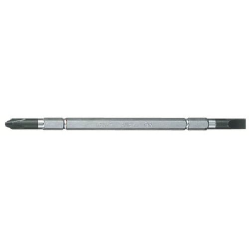 トラスコ中山 アネックス アクショングリップ両頭ビット +2×-6×125(ご注文単位1本)【直送品】
