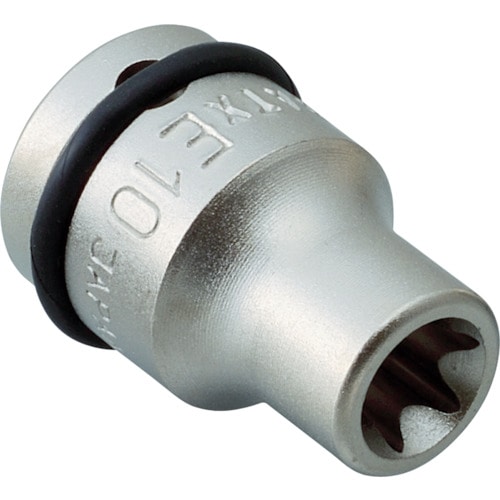 トラスコ中山 TONE インパクト用ヘックスローブソケット トルクスソケット E7 先端寸法6.17mm(ご注文単位1個)【直送品】