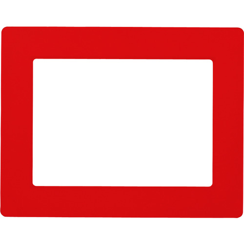 トラスコ中山 緑十字 路面用区画標識(A4用紙対応タイプ) 赤 YKH-A4R 312×398mm 裏テープ付(ご注文単位1枚)【直送品】