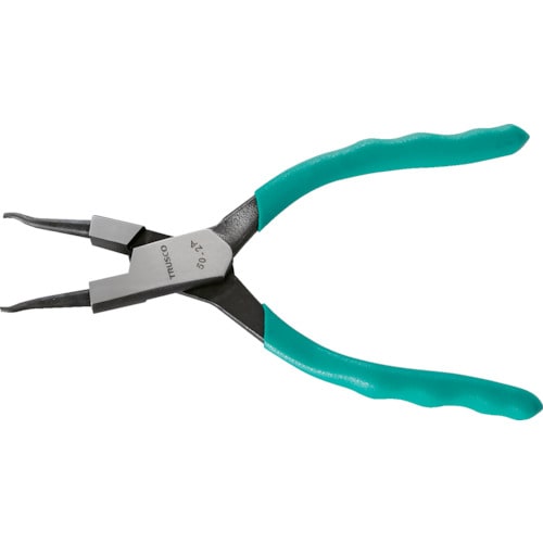 トラスコ中山 TRUSCO スナップリングプライヤー 孔用 Φ1.8 直爪50型(ご注文単位1個)【直送品】