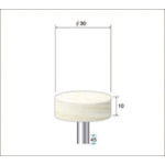 トラスコ中山 ナカニシ フェルトバフハードタイプ (1Pk(袋)=5本入) 477-0382(ご注文単位1パック)【直送品】