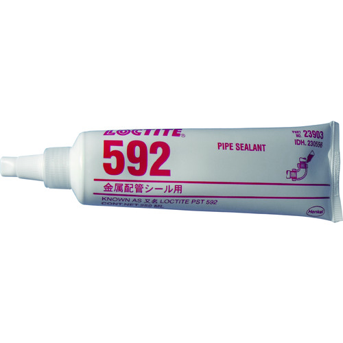 トラスコ中山 ロックタイト 配管シール剤 592 250ml(ご注文単位1本)【直送品】