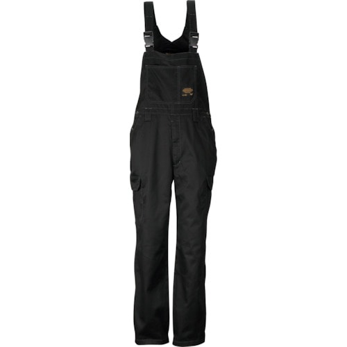 トラスコ中山 カジメイク 6807 TCサロペット ブラック M(ご注文単位1着)【直送品】