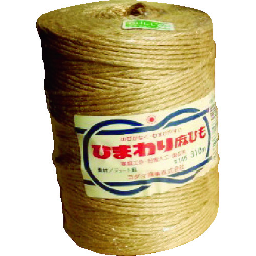 トラスコ中山 積水 ひまわり麻ひも 2mmX520m（ご注文単位1巻）【直送品】