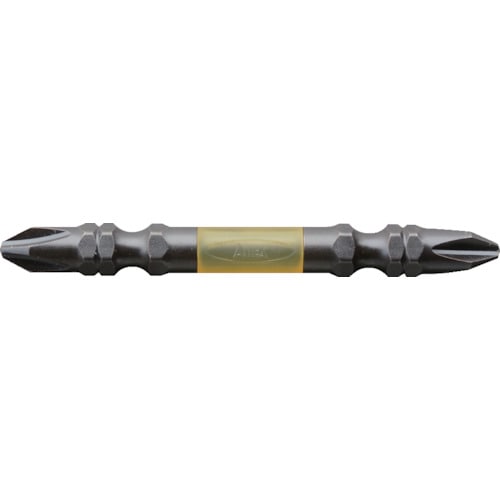 トラスコ中山 アネックス 黒龍靭ビット タフ 2本組 +2×65(ご注文単位1パック)【直送品】