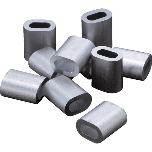 トラスコ中山 TRUSCO アルミスリーブ 適合ワイヤ径2.0mm 20個入(ご注文単位1パック)【直送品】