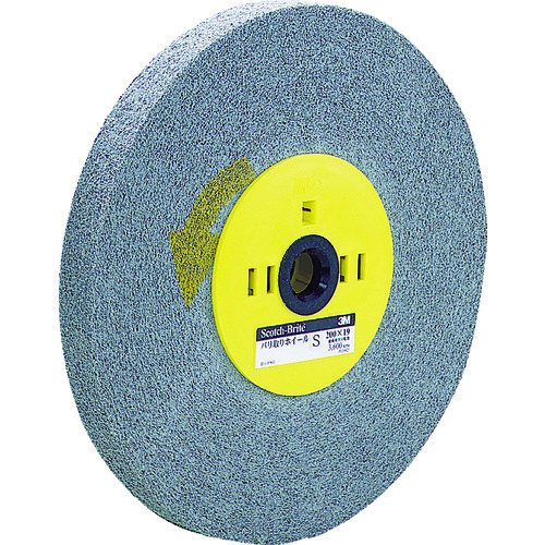 トラスコ中山 3M バリ取りホイール S #400相当 200X25X25mm(ご注文単位1枚)【直送品】