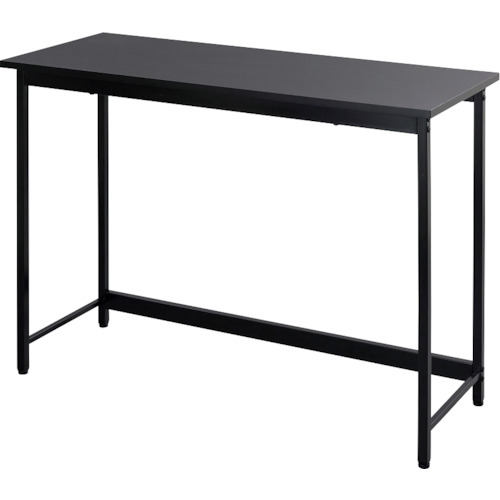 トラスコ中山 IRIS 288271 ベーシックデスク 1000×400 ブラック/ブラック(ご注文単位1台)【直送品】