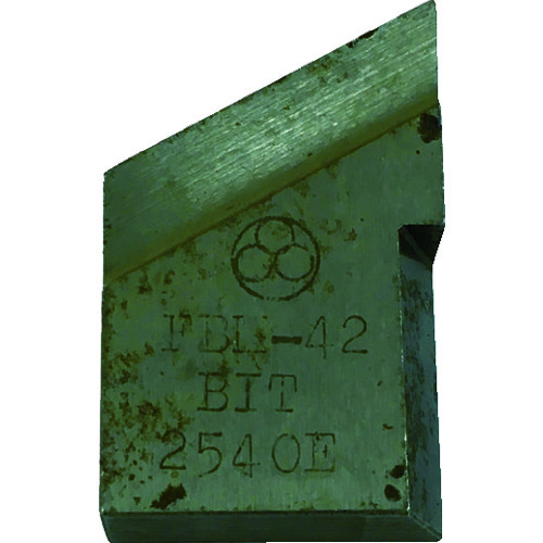トラスコ中山 不二 開先加工機用標準刃物 FBM-80A用外面開先用ビット 114-3270(ご注文単位1個)【直送品】
