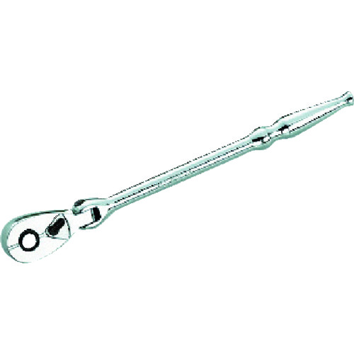 トラスコ中山 KTC 6.3sq.フレックスロングラチェットハンドル（ご注文単位1個）【直送品】