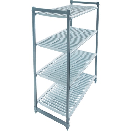 トラスコ中山 CAMBRO 固定基本ユニット カムシェルビング ベーシックシェルフ 910×460×1830mm(ご注文単位1台)【直送品】