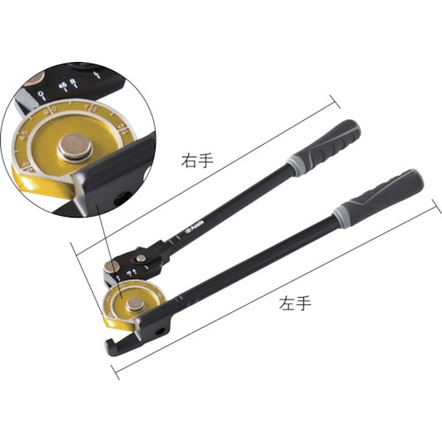 トラスコ中山 アサダ クイックアクションチューブベンダ1/2(ご注文単位1個)【直送品】