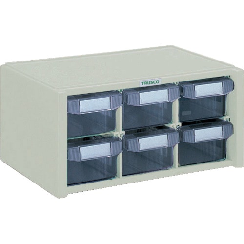 トラスコ中山 TRUSCO マスターBOX 342X241XH168 引出3列2段(ご注文単位1台)【直送品】