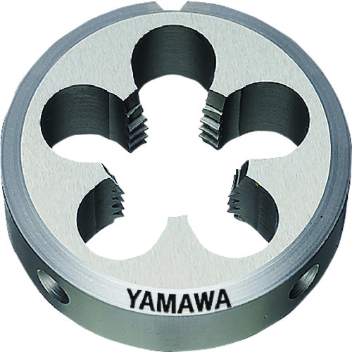 トラスコ中山 ヤマワ ソリッドダイス 左ねじ用 D LH 3/8W16 25径(ご注文単位1個)【直送品】