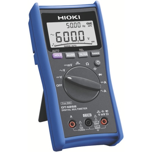トラスコ中山 HIOKI デジタルマルチメータ DT4252（ご注文単位1台）【直送品】
