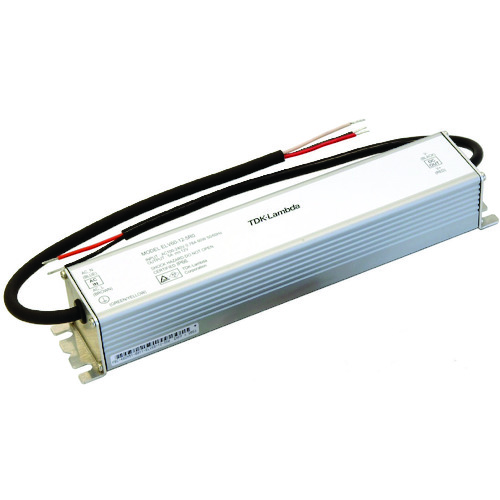 トラスコ中山 TDKラムダ 防塵防滴型LED機器用定電圧電源 ELVシリーズ 12Vタイプ 470-7125(ご注文単位1台)【直送品】