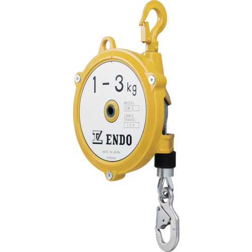 トラスコ中山 ENDO スプリングバランサー EW-3 1.0~3.0kg 1.3m(ご注文単位1台)【直送品】
