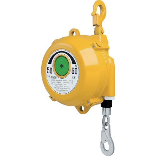 トラスコ中山 ENDO スプリングバランサー EWF-60 50~60kg 1.5m(ご注文単位1台)【直送品】