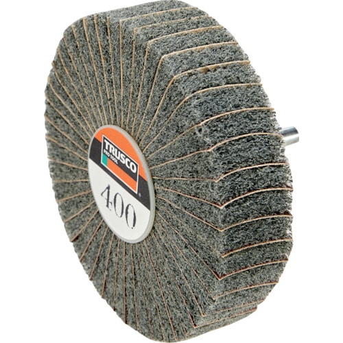 トラスコ中山 TRUSCO ナイロンミックスホイール外径50X厚25X軸6 400#(5個入)(ご注文単位1箱)【直送品】