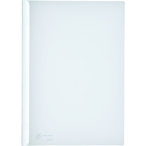 トラスコ中山 リヒト A4/S厚綴じスライドバーファイル(10冊入) 白(ご注文単位1パック)【直送品】