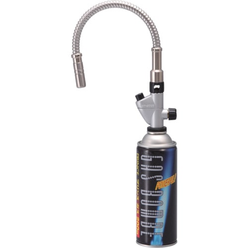 トラスコ中山 プリンス ガストーチ フレキシブルトーチ スネークフャイヤー GT-9000F 炎温度800~2100℃ 発熱量3396kcal/h(ご注文単位1本)【直送品】