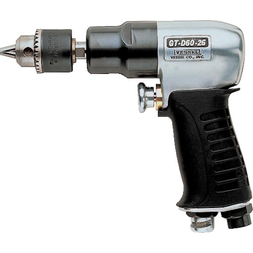 トラスコ中山 ベッセル エアードリルピストル型 GTD100-15 全長189mm(ご注文単位1台)【直送品】