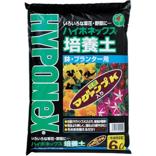 トラスコ中山 ハイポネックス 培養土鉢プランター用 (1袋入) 818-9320(ご注文単位1個)【直送品】