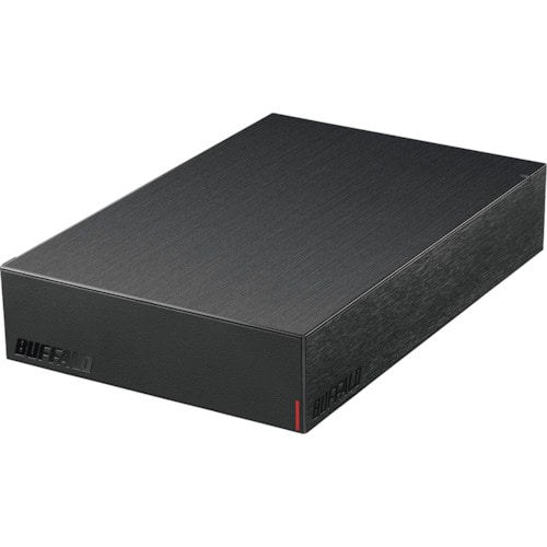 トラスコ中山 バッファロー USB3.2(Gen.1)対応外付けHDD 2TB ブラック(ご注文単位1個)【直送品】