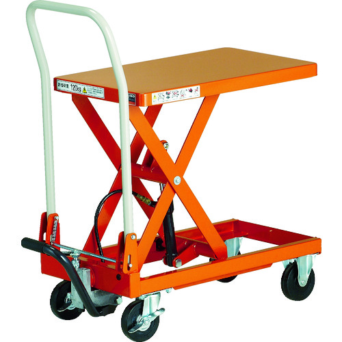 トラスコ中山 TRUSCO ハンドリフター 120kg 折りたたみ式350X570(ご注文単位1台)【直送品】