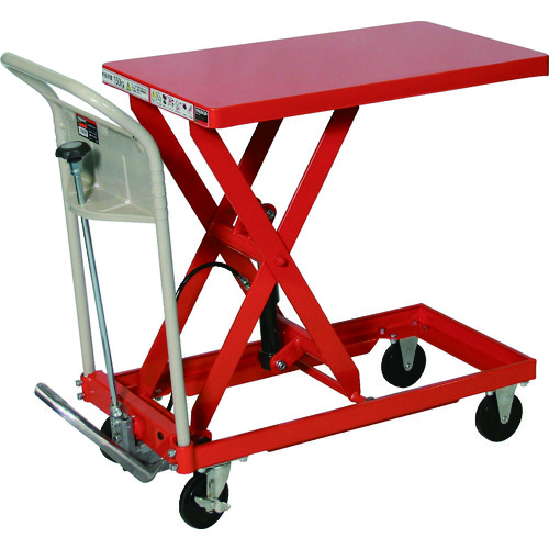 トラスコ中山 TRUSCO ハンドリフター 150kg 400X720 オレンジ(ご注文単位1台)【直送品】