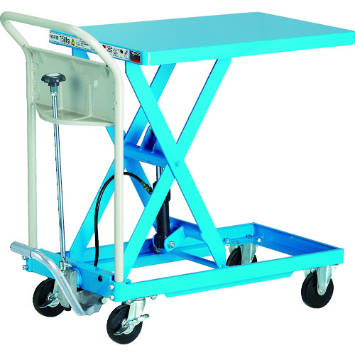 トラスコ中山 TRUSCO ハンドリフター 150kg 400X720 ブルー(ご注文単位1台)【直送品】