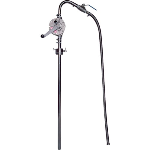トラスコ中山 アクアシステム 溶剤・薬品用手廻しドラムポンプ (オールステンレス) 382-4063(ご注文単位1台)【直送品】