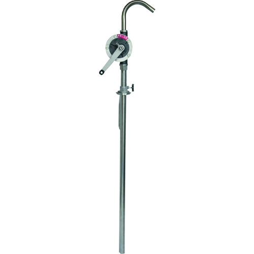 トラスコ中山 アクアシステム 溶剤・薬品用手廻しドラムポンプ (ステンレス・樹脂) 169-1180(ご注文単位1台)【直送品】